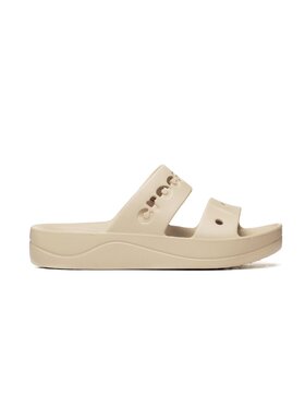 Crocs Crocs Klapki Baya Platform Sandal Beżowy
