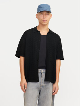Jack&Jones Jack&Jones Πουκάμισο Tyler 12272863 Μαύρο Loose Fit