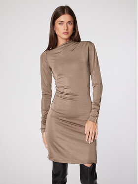 Rage Age Rage Age Robe de jour Natalie Beige Slim Fit