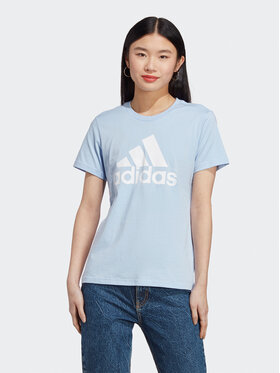 adidas adidas Majica Essentials Logo T-Shirt IC0637 Modra Regular Fit