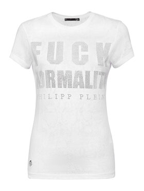 PHILIPP PLEIN PHILIPP PLEIN Tričko 6829 Biela Regular Fit