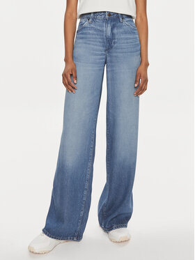 Wrangler Wrangler Jeansy World Wide 112352301 Niebieski Wide Leg