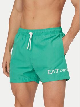 EA7 Emporio Armani EA7 Emporio Armani Szorty kąpielowe 7M002000 AF13049 M7184 Zielony Regular Fit