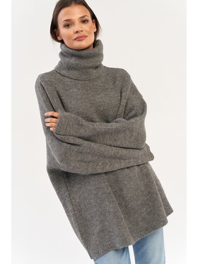 lemoniade lemoniade Sweter LS439z szary Szary Oversize