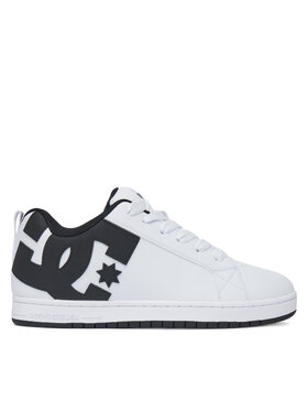 DC Shoes DC Shoes Sneakersy COURT GRAFFIK 300529-WLK Bílá