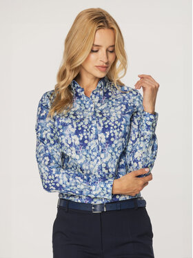 Willsoor Willsoor Koszula 61379 Niebieski Close Fit