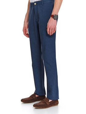 Top Secret Top Secret Spodnie materiałowe SSP3477GR Granatowy Regular Fit