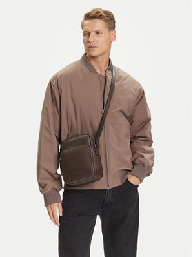 Calvin Klein Calvin Klein Мъжка чантичка Micro Pebble Crossbody S LV04D3076G Кафяв