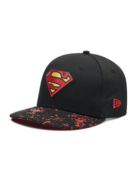 New Era New Era Șapcă Superman Character Paint Splatter 9Fifty 60222222 D Negru