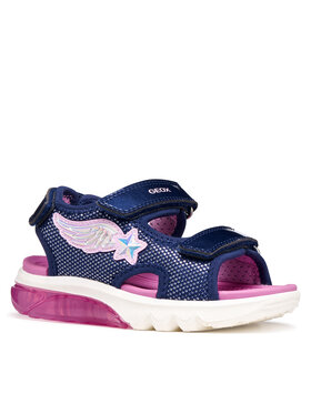 Geox Geox Sandali J Sandal Ciberdron G J55MWA 0ASKN C0694 S Mornarsko modra