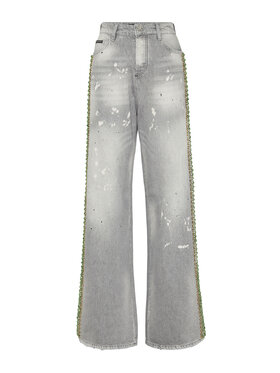 PHILIPP PLEIN PHILIPP PLEIN Jeansy 21125 Szary Skater Fit