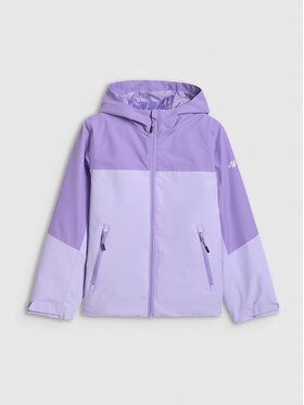 4F 4F Kurtka przejściowa OUTERWEAR Fioletowy jasny Regular Fit