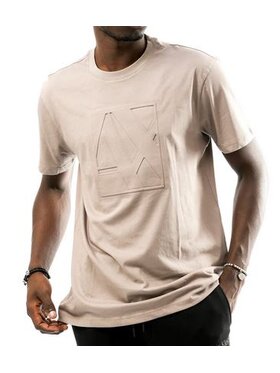 Armani Exchange Armani Exchange T-Shirt 6DZTJH ZJ8EZ 17AC Beżowy Regular Fit