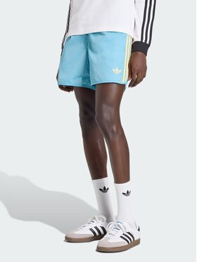 adidas adidas Szorty materiałowe 159299 Błękitny Regular Fit