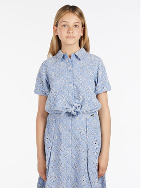 Guess Guess Риза J3RH05 WF6Q0 Син Regular Fit