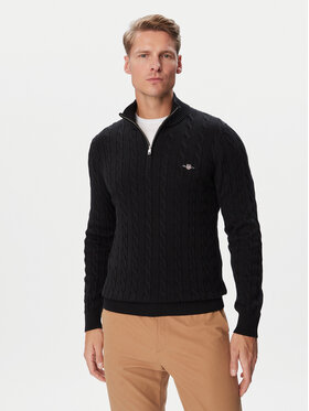 Gant Gant Пуловер 8050603 Черен Regular Fit