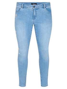 Zizzi Zizzi Дънки J10947B Син Extra Slim Fit