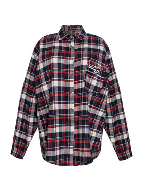 Magda Matyja Magda Matyja Koszula ROCKY SHIRT Granatowy Loose Fit