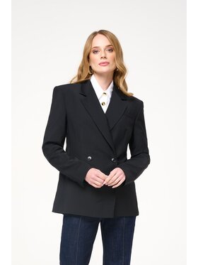 CASTELLANI CASTELLANI Marynarka Marynarka Denver Czarny Regular Fit