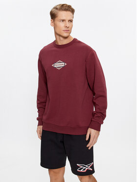 Reebok Reebok Bluza Sporting Goods II0680 Czerwony Regular Fit