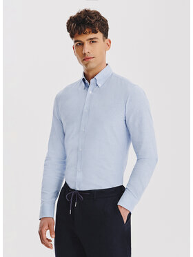 Pako Lorente Pako Lorente Koszula P25WF-1X-007 Niebieski Slim Fit