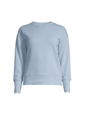 Casall Casall Bluza Natural Dye Terry Crew Neck Niebieski Regular Fit