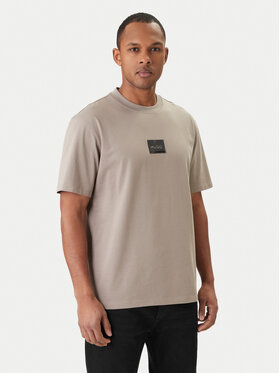HUGO HUGO Тишърт Dumeon 50557445 Бежов Regular Fit