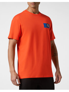 Plein Sport Plein Sport T-Shirt 3371 Pomarańczowy Regular Fit