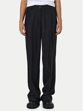 Noisy May Noisy May Kalhoty z materiálu Debbie 27029240 Černá Regular Fit