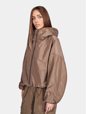 MADE BY SOCIETY MADE BY SOCIETY Kurtka anorak Nerelle - J27721 Brązowy Basic Fit