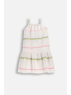 Coccodrillo Coccodrillo Sukienka codzienna WC6128302WGK-001 Biały Regular Fit