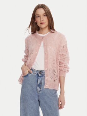 Kontatto Kontatto Kardigán 3M0912C Ružová Relaxed Fit