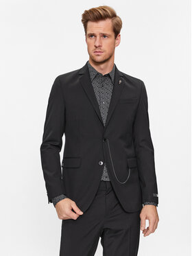 KARL LAGERFELD KARL LAGERFELD Bleizers 155254 534083 Melns Slim Fit