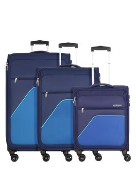 American Tourister American Tourister Komplet walizek 289660 Błękitny