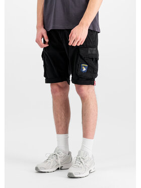Alpha Industries Alpha Industries Bavlnené šortky AI.186209-03-29 Čierna Slim Fit