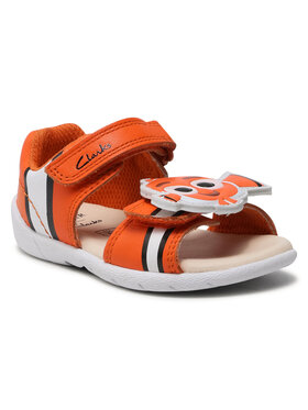 Clarks Clarks Sandały Zora Nemo T 261583957 Pomarańczowy