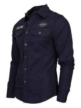 Brandit Brandit Koszula 4023.8.7XL Granatowy Regular Fit