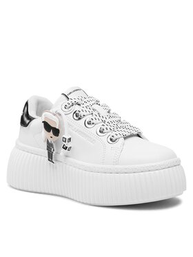 KARL LAGERFELD KARL LAGERFELD Laisvalaikio batai KL42376N Balta
