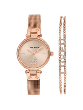 Anne Klein Anne Klein Zegarek AK-3552RGST Różowe złoto