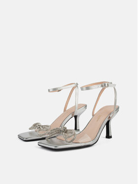 L37 L37 Sandály AT THE DISCO Stříbrná