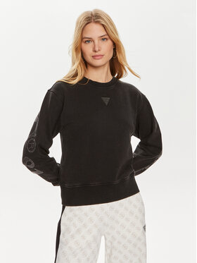 Guess Guess Sweatshirt W4YQ17 KC8I0 Schwarz Regular Fit