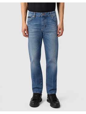 PHILIPP PLEIN PHILIPP PLEIN Džínsy 31229 Tmavomodrá Straight Leg