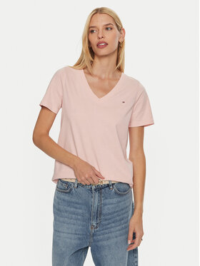 Tommy Hilfiger Tommy Hilfiger T-shirt WW0WW44177 Ružičasta Regular Fit