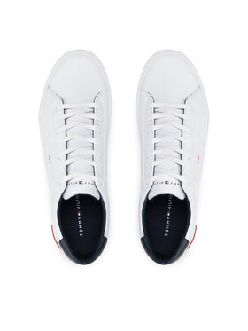 Tommy Hilfiger Tenisice Essential Leather Detail Vulc FM0FM04047 Bijela