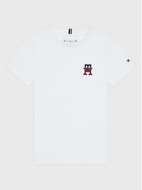 Tommy Hilfiger Tommy Hilfiger T-Shirt Monogram KS0KS00293 Bílá Regular Fit