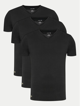 Lacoste Lacoste 3 marškinėlių komplektas TH9008 Juoda Slim Fit
