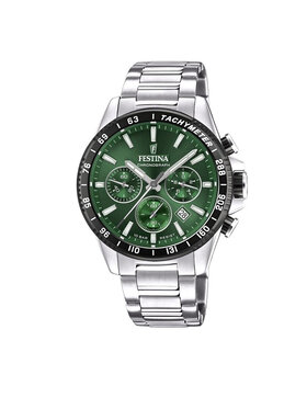 Festina Festina Zegarek Timeless Chronograph F20560/4 Srebrny
