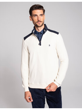 Borgio Borgio Bluza imola Biały Classic Fit