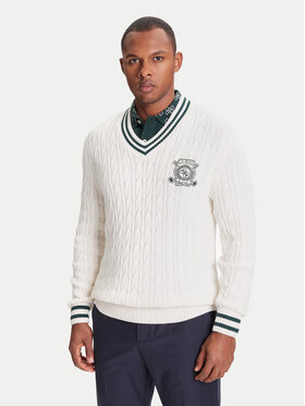 Guess Guess Sweter M5YR12 Z30W1 Écru Regular Fit