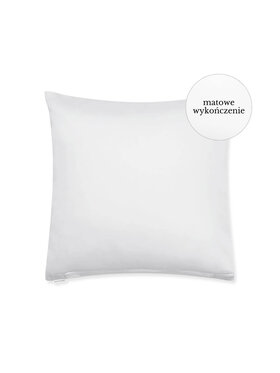White pocket White pocket Poszewka na poduszkę perkalowa Biały